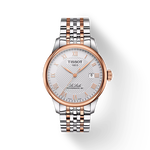 Front view of the watch Tissot Le Locle 39.3mm with shadow