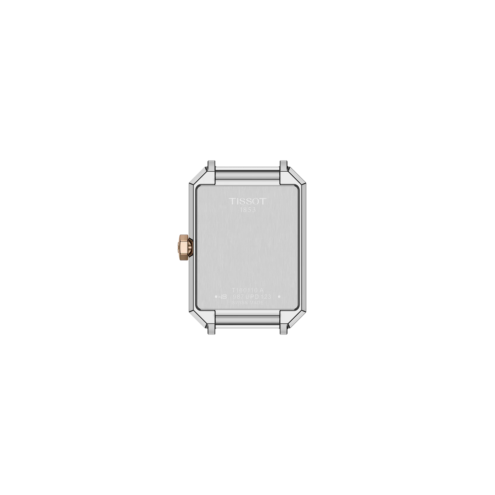 Back view of the watch case Tissot SRV 30mm