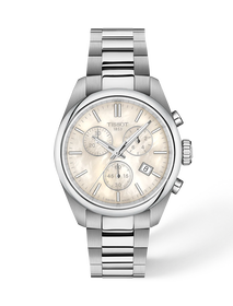 Front view of the watch Tissot PR 100 36mm with shadow