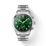 Front view of the watch Tissot Chrono L 42mm with shadow