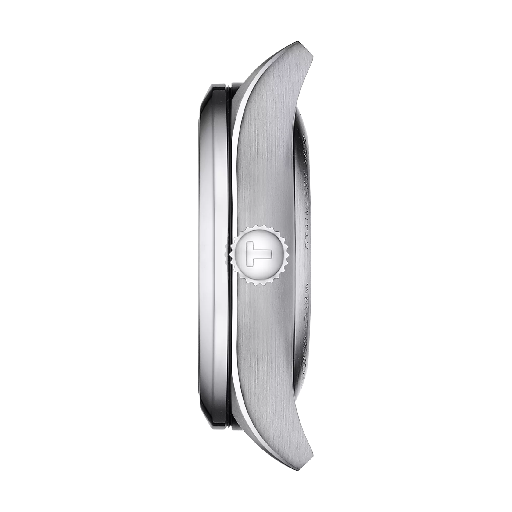 Profile view of the watch case Tissot T-My Lady