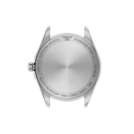 Back view of the watch case Tissot Ballade 40mm