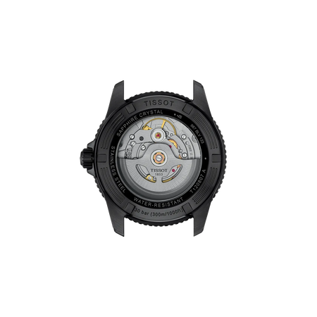 Back view of the watch case Tissot Seastar 1000 40mm