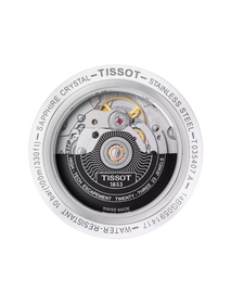 Back view of the watch case Tissot Couturier Powermatic 80