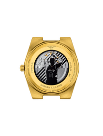 Back view of the watch case Tissot PRX Damian Lillard Special Edition 40mm