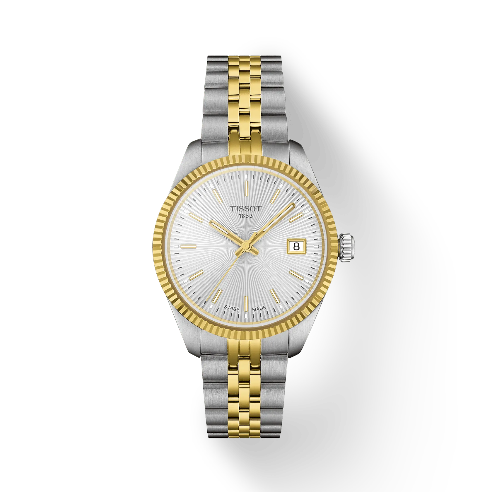 TISSOT ティソ Ballade バラード C277/377W クオーツ SS ホワイト文字 
