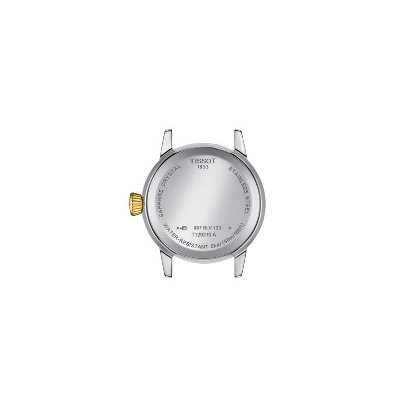 Back view of the watch case Tissot Classic Dream 28mm