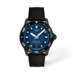 Front view of the watch Tissot Seastar 1000 40mm with shadow