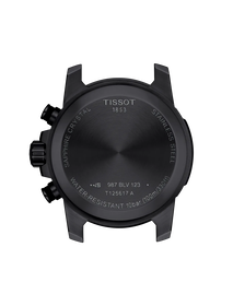 Back view of the watch case Tissot Supersport Chrono Basketball Edition 45.5mm