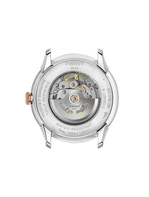 Back view of the watch case Tissot Chemin Des Tourelles 42mm