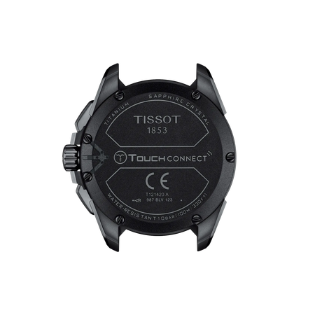 Back view of the watch case Tissot T-Touch Connect Solar 47.5mm