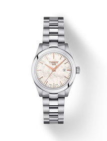 Vue de face de la montre Tissot T-My Lady avec ombre
