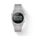 Front view of the watch Tissot PRX Digital 35 mm with shadow