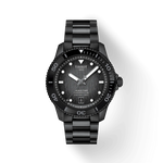 Front view of the watch Tissot Seastar 1000 40mm with shadow