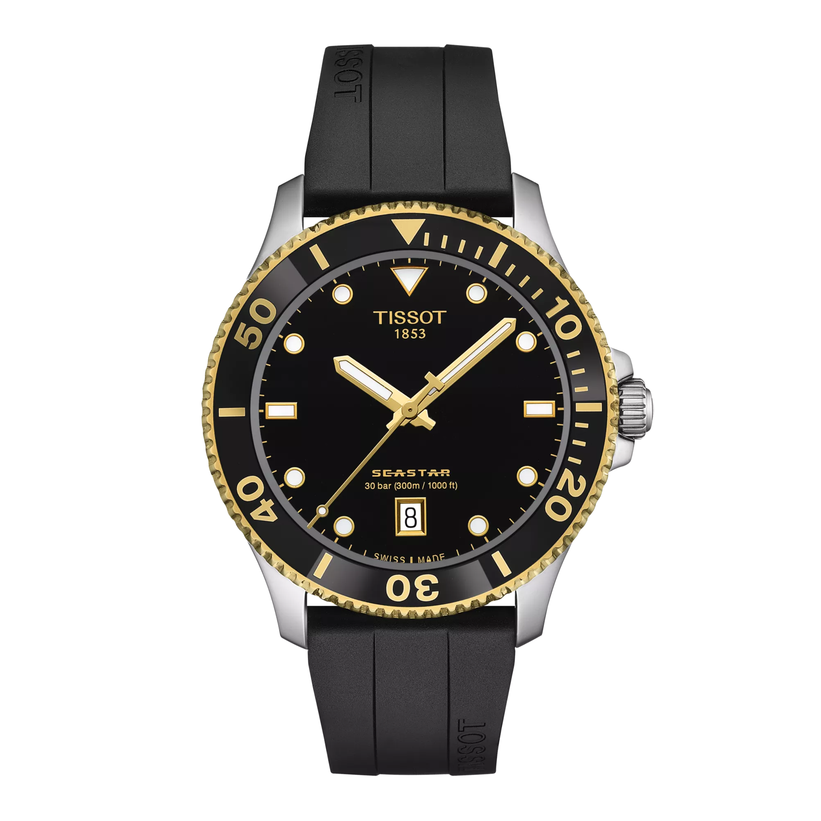 TISSOT シースター 1000 40mm の正面図