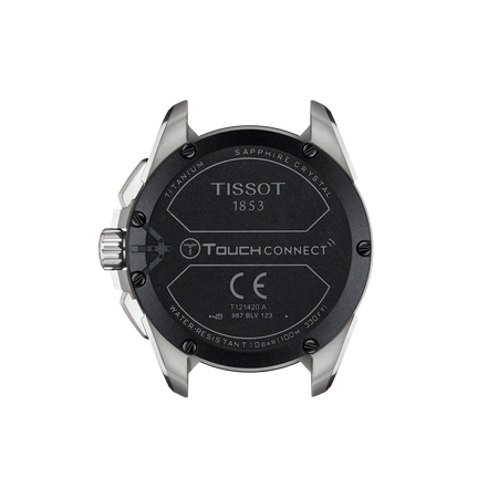 Back view of the watch case Tissot T-Touch Connect Solar 47.5mm