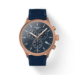 Front view of the watch Tissot Chrono XL 45mm with shadow
