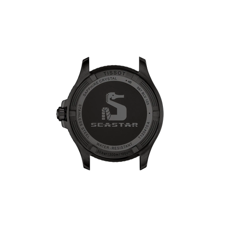 Back view of the watch case Tissot Seastar 1000 40mm