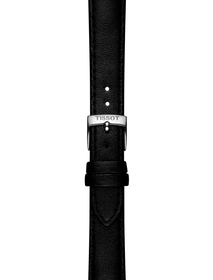Zoom on Tissot Official Black Synthetic Strap Lugs 16 mm