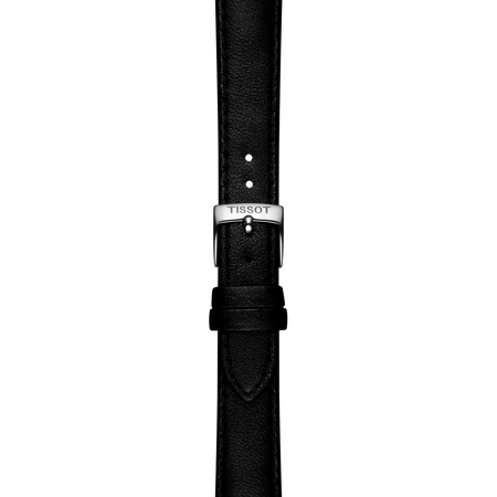 Zoom on Tissot Official Black Synthetic Strap Lugs 16 mm