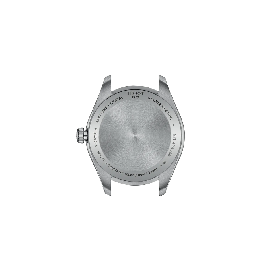 Back view of the watch case Tissot PR 100 34mm