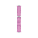 Front view of Tissot Official Pink PRX 35mm Leather Strap