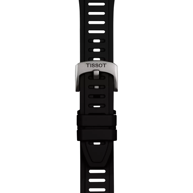 Zoom sobre Correa Oficial Tissot  de silicona negra 21 mm XS