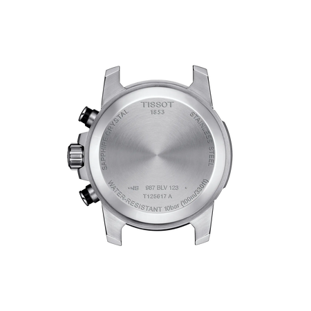 Back view of the watch case Tissot Supersport Chrono 45.5mm