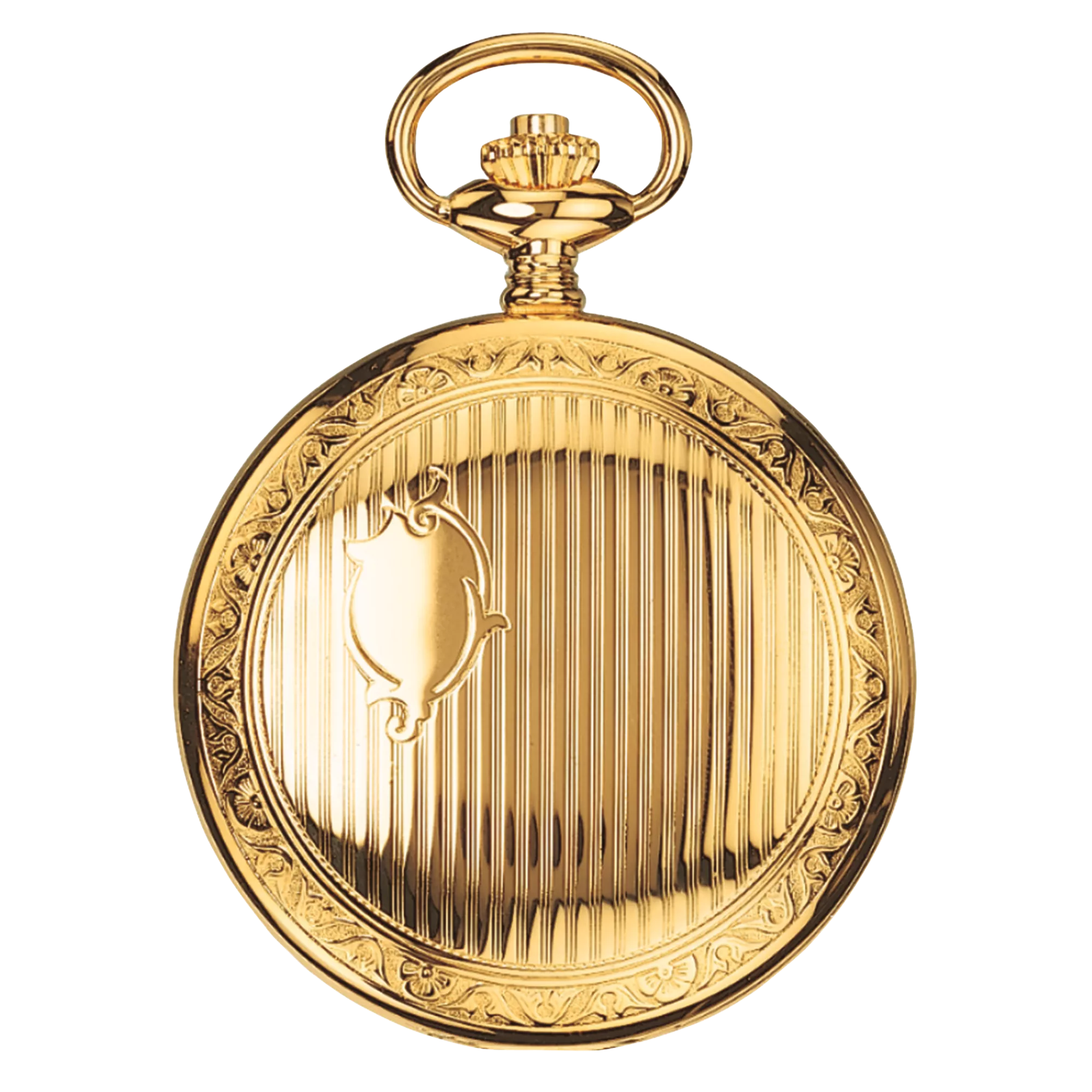 Front view of the watch Tissot Savonnette Mechanical with opened