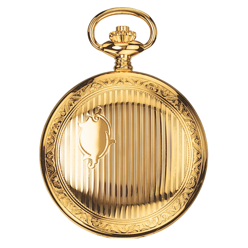 Front view of the watch Tissot Savonnette Mechanical with opened