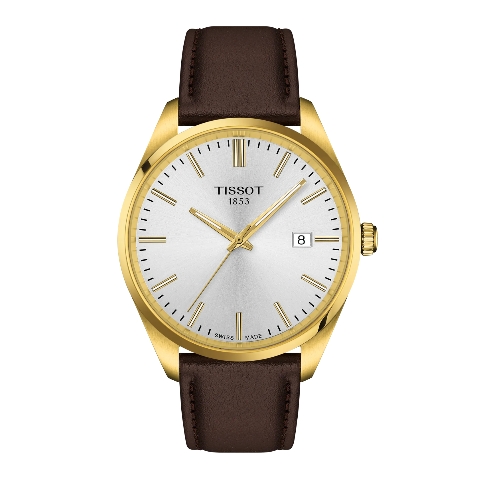 Vista frontal del reloj TISSOT PR 100 40mm