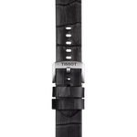 Zoom sobre Correa negra de piel oficial Tissot 22 mm