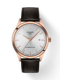TISSOT クラシック ドリーム 40mm の正面図・影あり