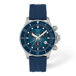 Front view of the watch Tissot Seastar 1000 38mm with shadow