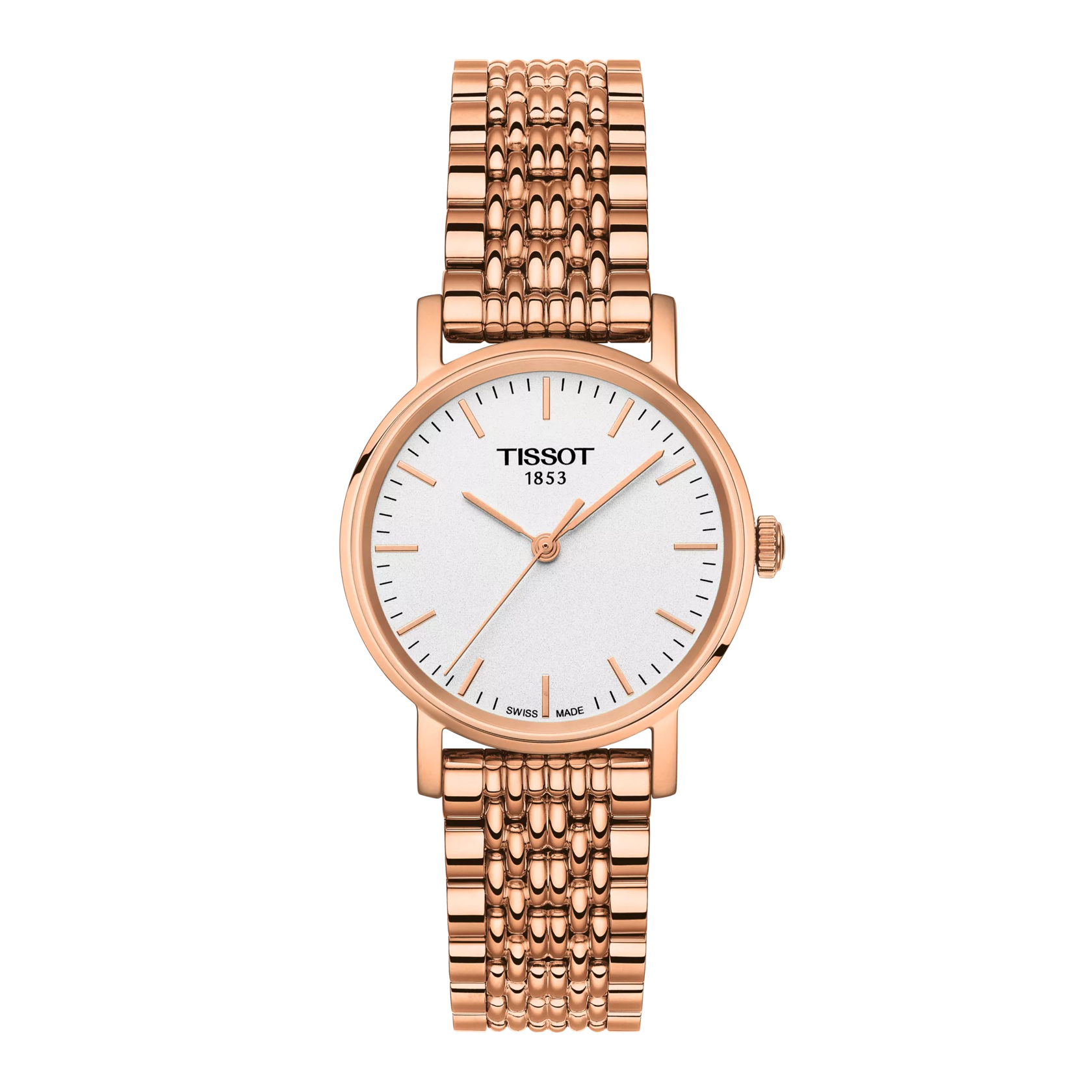 Front view of the watch Tissot Everytime 30mm