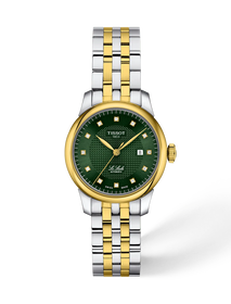 Front view of the watch Tissot Le Locle 29mm with shadow