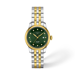 Vista frontal del reloj Tissot Le Locle 29mm con sombra