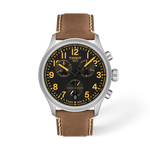 Vorderansicht der Uhr Tissot Chrono L 42mm mit Schatten