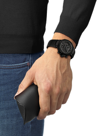 Simulation of the watch Tissot T-Race 38mm on a wrist