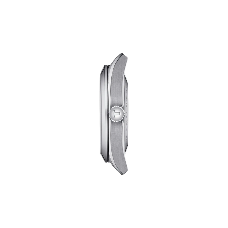 Profile view of the watch case Tissot Gentleman 40mm