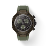 Front view of the watch Tissot T-Race 45mm with shadow