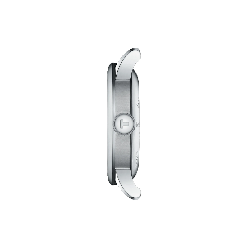 Profile view of the watch case Tissot Le Locle 39mm