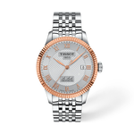 Vorderansicht der Uhr Tissot Le Locle Goldl&uuml;nette 39.3mm mit Schatten