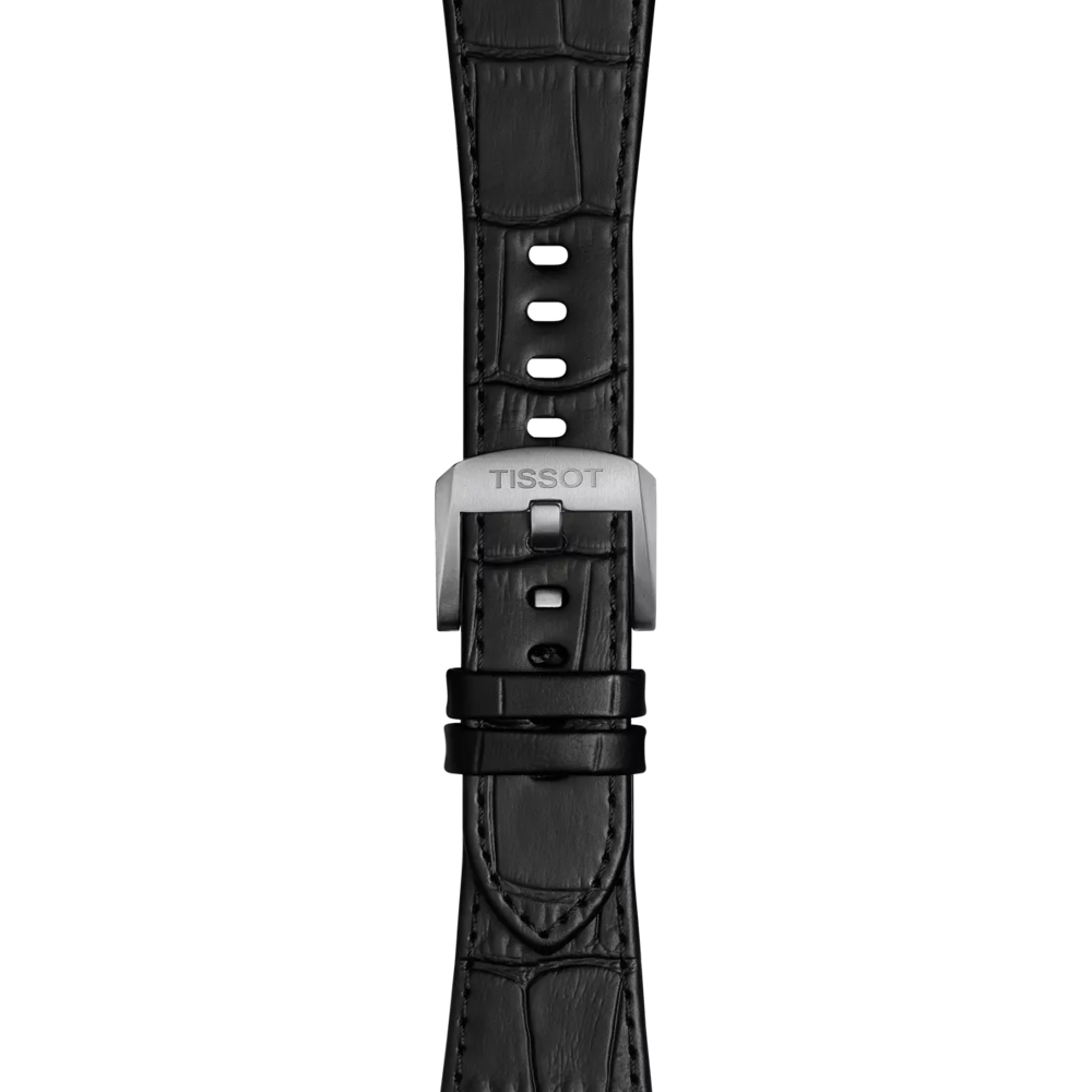Zoom on Bracelet Officiel Tissot PRX 42mm Cuir Noir