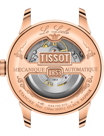 Back view of the watch case Tissot Le Locle 39.3mm