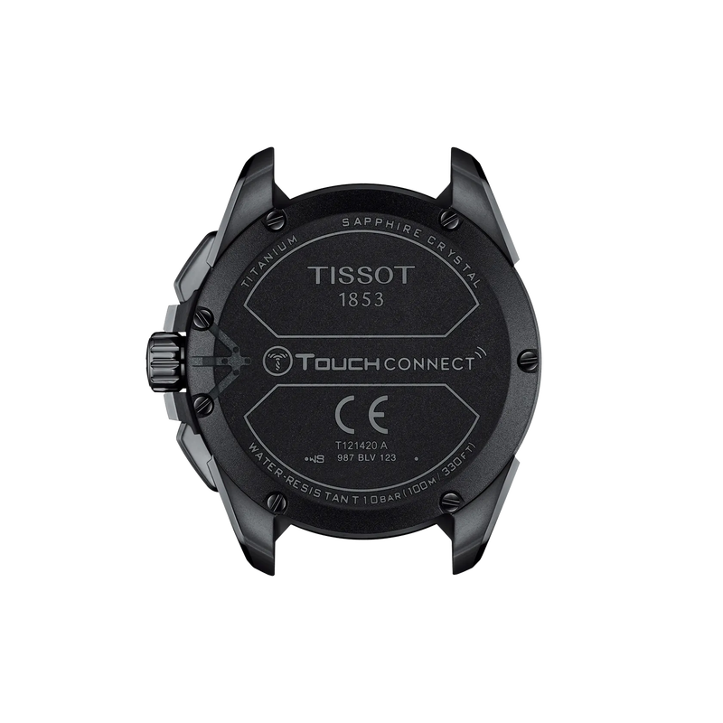 Vista posterior de la caja del reloj Tissot T-Touch Connect Solar 47.5mm
