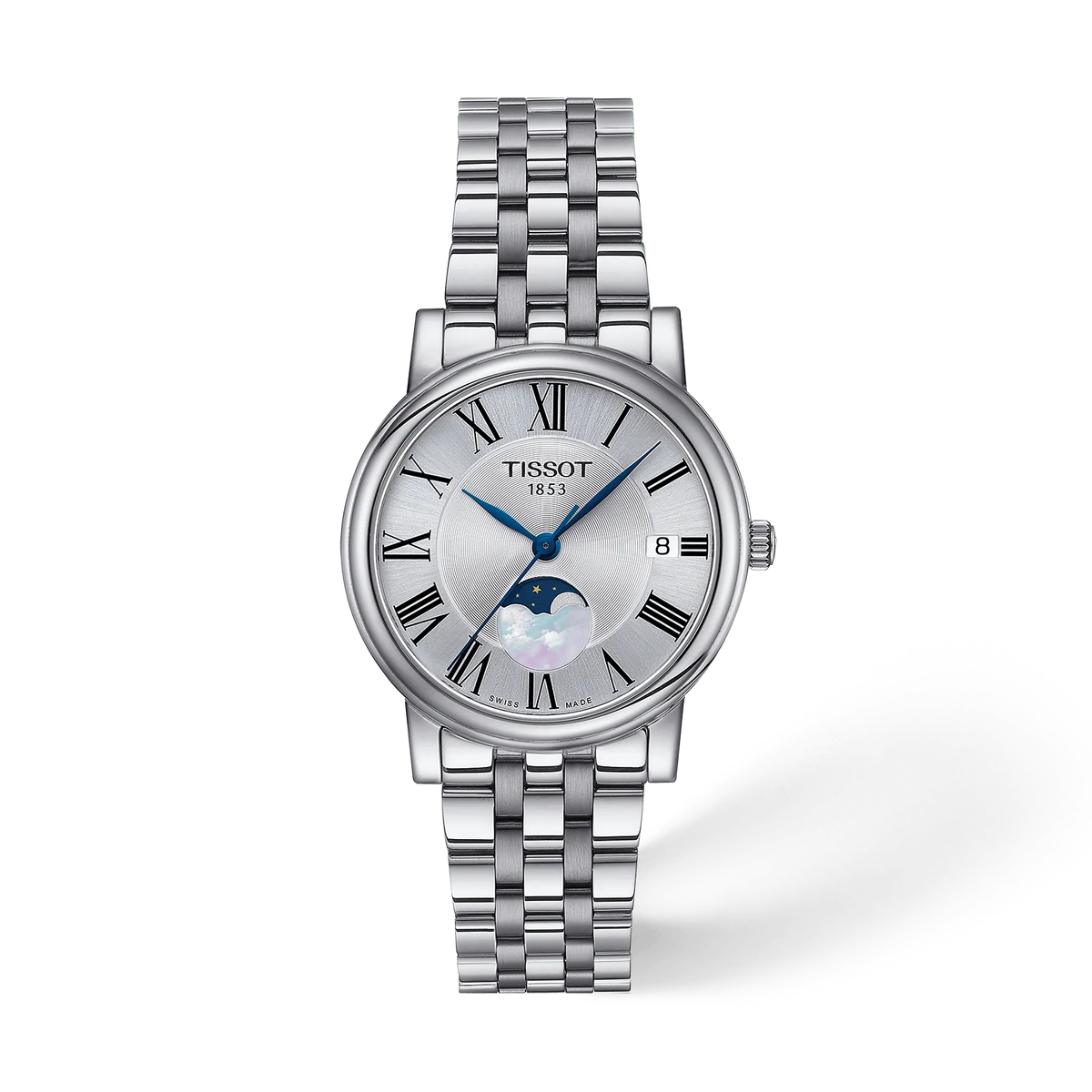 Женские часы Tissot Carson Premium 32 мм, цвет: Серебряный — фото 1
