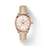 그림자가 있는 티쏘 PR 100 34mm 시계의 전면 보기