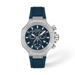 Front view of the watch 天梭競速系列38mm with shadow