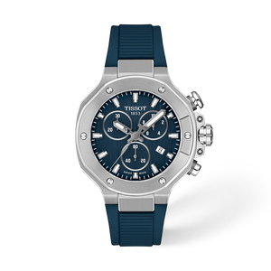 Front view of the watch Tissot T-Race 38mm with shadow
